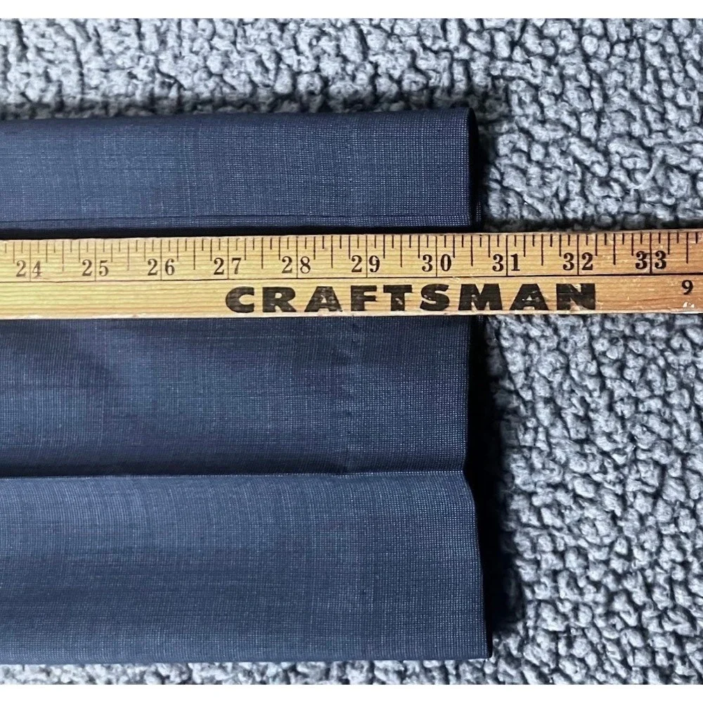 Banana Republic Mens 32x34 Tailored Slim Fit Dark Navy‎ Sharkskin Dress Pants